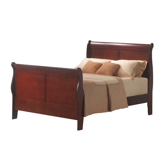 Cavender Cherry Sleigh Bed California King