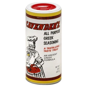 Cavender's All Purpose SCH4Greek Seasoning - 8 oz containers (pack of 2)-