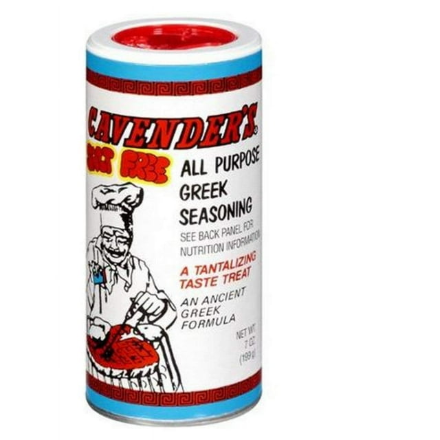 Cavender's All Purpose Greek YPF5 Seasoning (Salt Free/No MSG) 7 oz