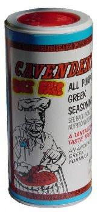 Cavenders All Purpose Greek Seasoning, Salt Free (No MSG), 7oz