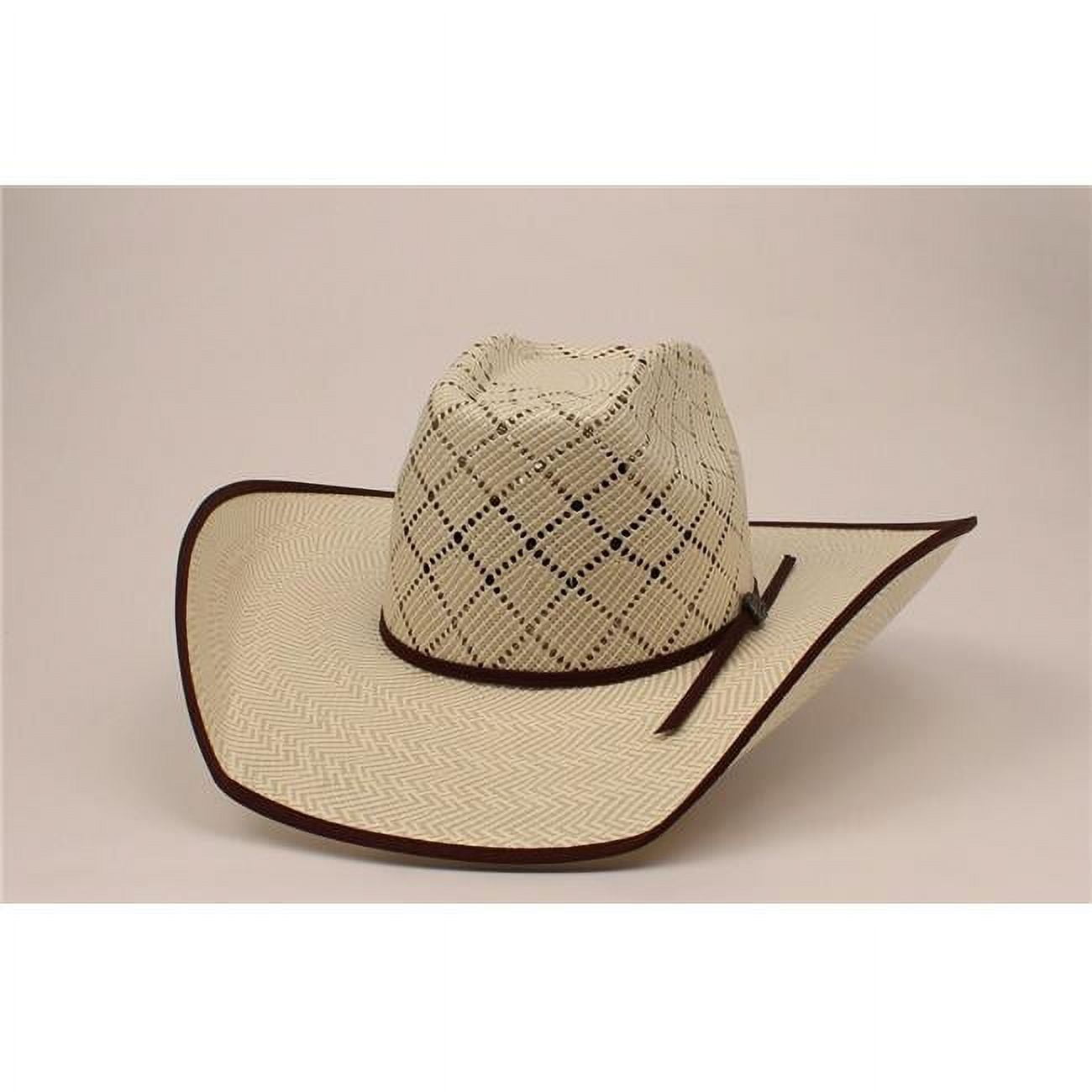 Cavenders 2-Tone Criss Cross Shantung Hat Size