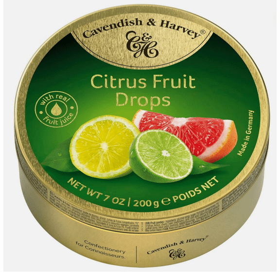 Cavendish Citrus Fruit Drops- 200g