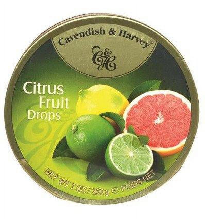 Cavendish & Harvey Citrus Fruit Drops 200g QUALITY BRITISH FOOD 0102
