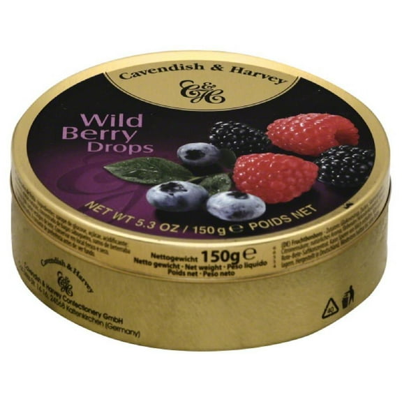 Cavendish & Harvey Drops Wild Berry, 5.3 Oz (Pack of 12)