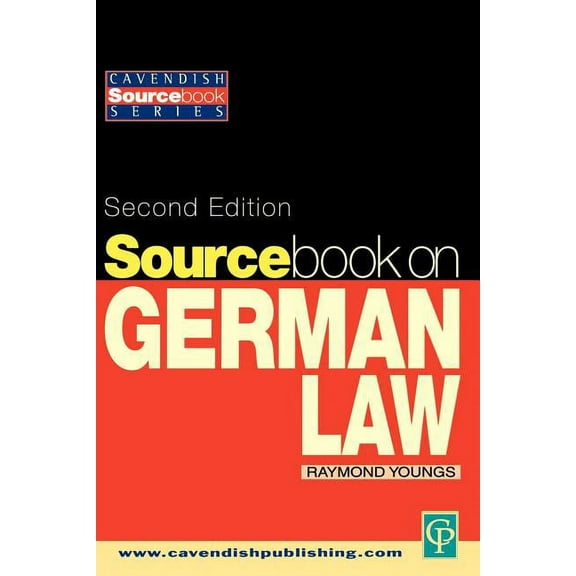Cavendish Sourcebook Sourcebook on German Law, (Paperback)