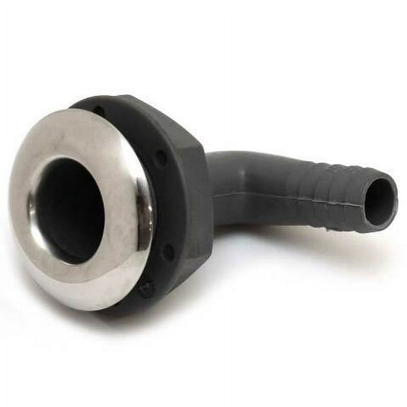 Caver Boat Thru Hull Elbow 7408204 | 90 Degree 5/8 Inch SS