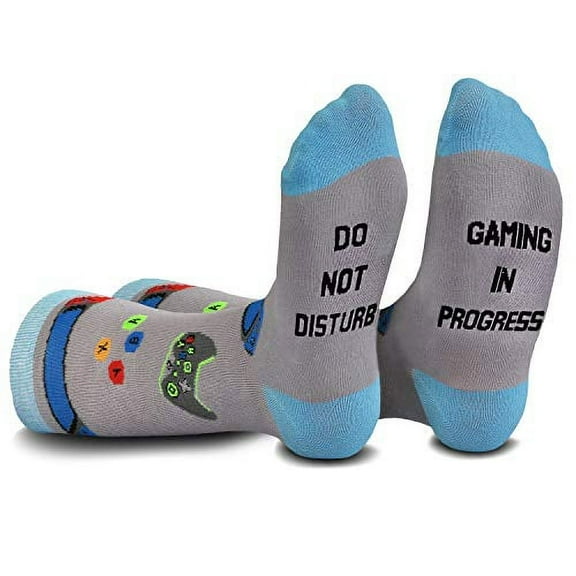 Cavertin Men's Gaming Socks with Gift Box, Gamer Gifts