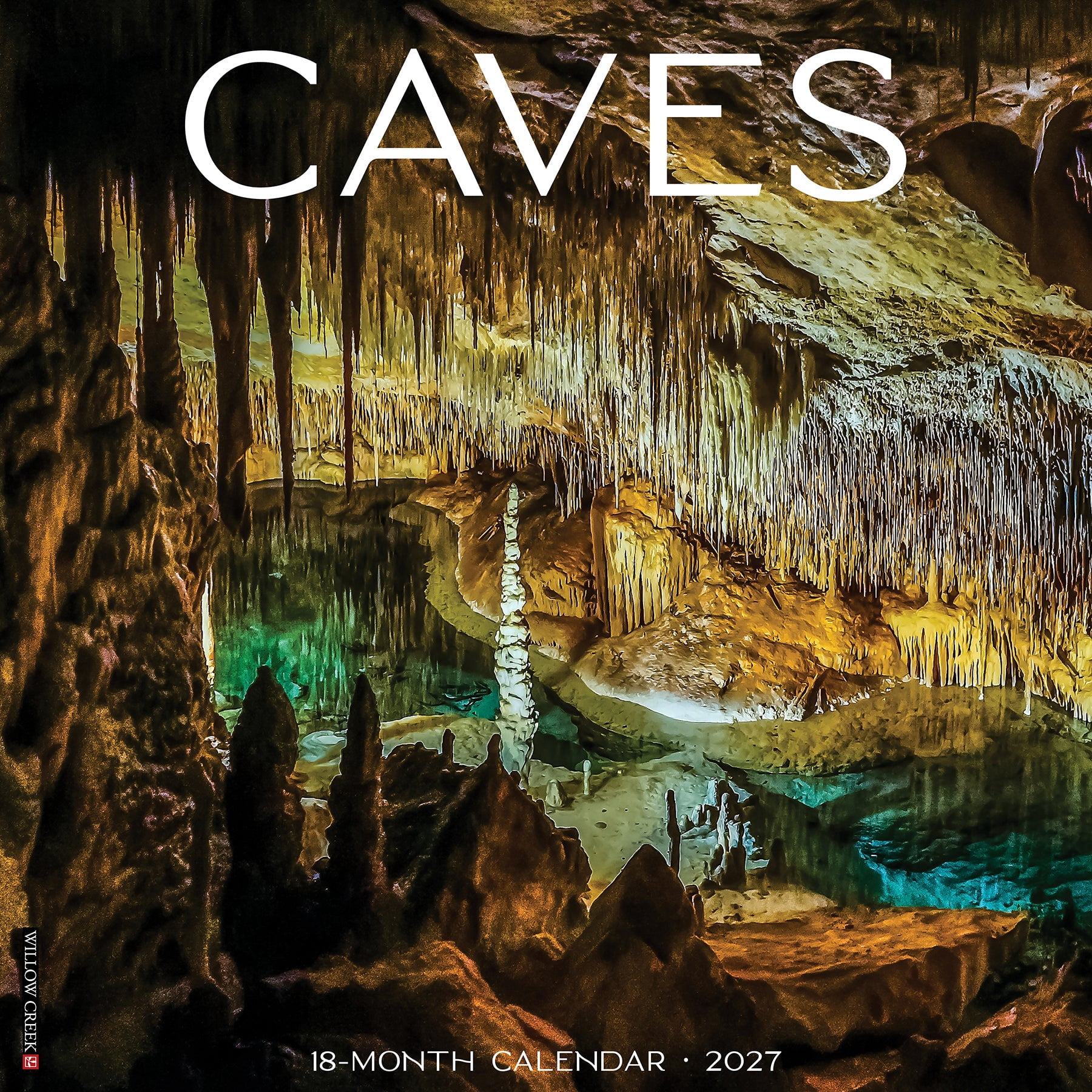 Willow Creek Press, Caves 2027 Wall Calendar