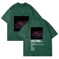 thumbnail image 1 of Cavetown 2025 Tour Merch T-shirt short sleeved unisex casual fashion retro washed hip-hop top, 1 of 2
