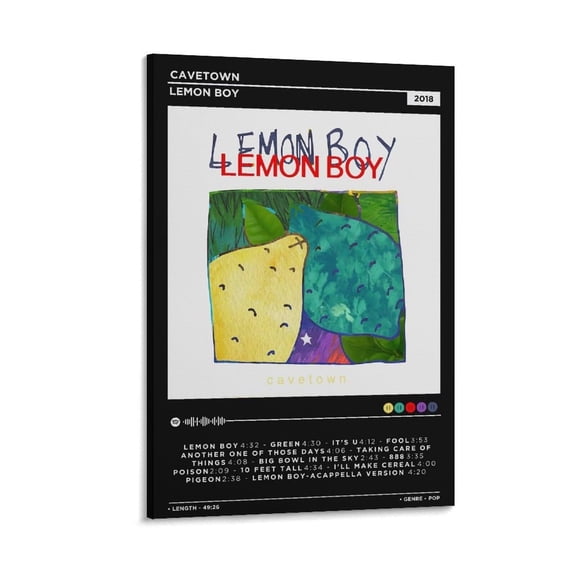 Cavetown Lemon Boy Music Cover Canvas Poster Bedroom Decoration Landscape Office Valentine's Birthday Gift