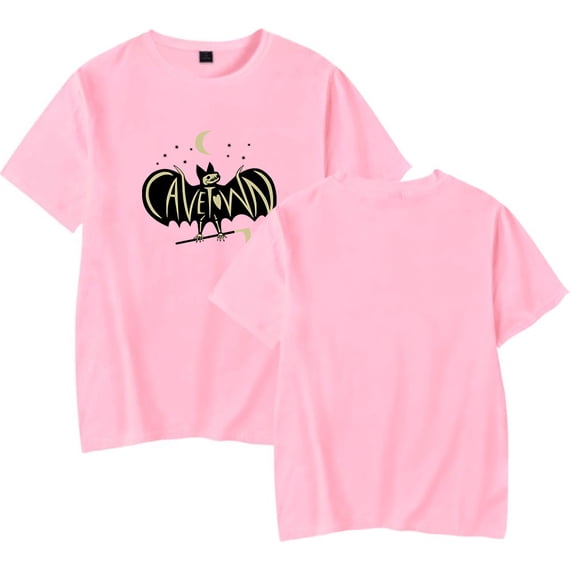 Cavetown Men's and women's loose summer fashionable casual short sleeved T-shirt top