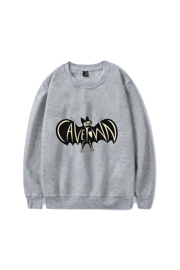 Cavetown Merch Hoodies Cave Town Men Women Bat Logo Long Sleeve Crewneck Sweatshirt Halloween Sweatshirts