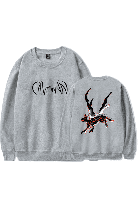Cavetown Merch Long Sleeve Hoodies Sweatshirt Cave Town Men Women Dragon Pullover Halloween Sweatshirts