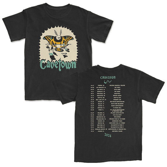 Cavetown Merch Moth Dinner Tour 2024 T-Shirt Crewneck Short Sleeve Men Women's Harajuku Tee Clothes