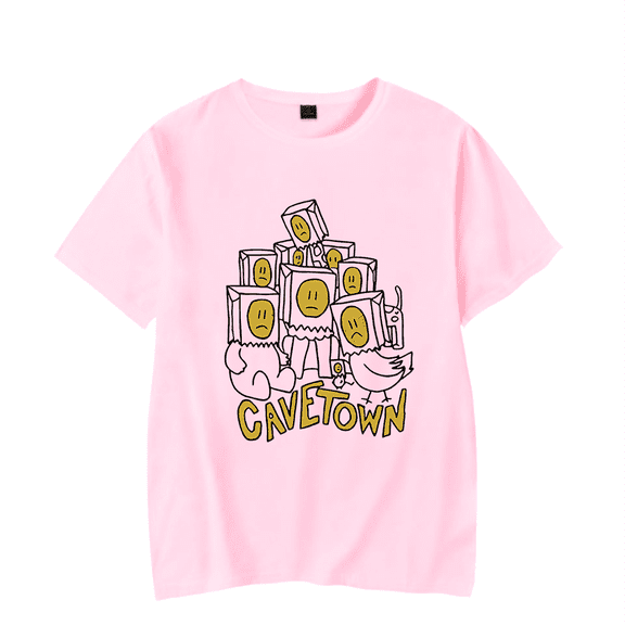 Cavetown Merch Paper Bag Head Animals T-shirt t shirt Men Women Short Sleeve Tee Crewneck Streetwear