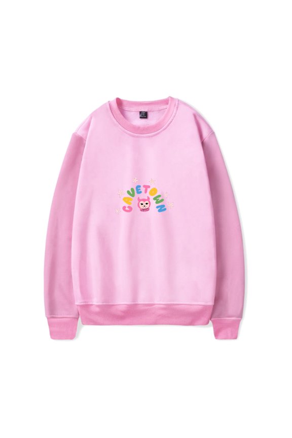 Cavetown Merch Sweatshirt Rainbow Devil Cat Long Sleeve Men Women Crewneck