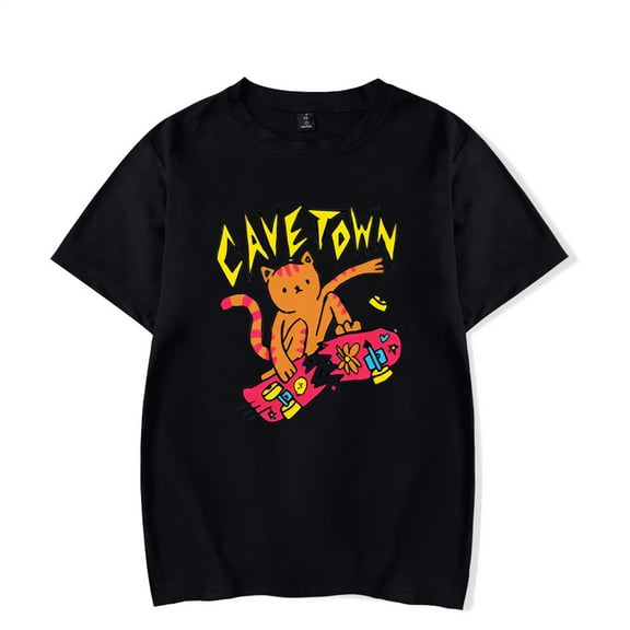 Cavetown Merch T-shirt Trendy Printed Logo Short Sleeve Casual Men's And Women's Tops