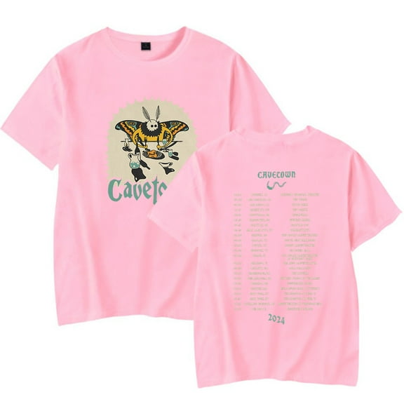 Cavetown Moth Dinner Tour T-Shirts Merch Women Men Clothes Trend Casual Short Sleeve Top