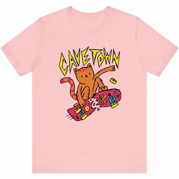 Cavetown New Logo Pullover T-Shirt Women Men Summer Short Sleeve Tshirts Casual Streetwear