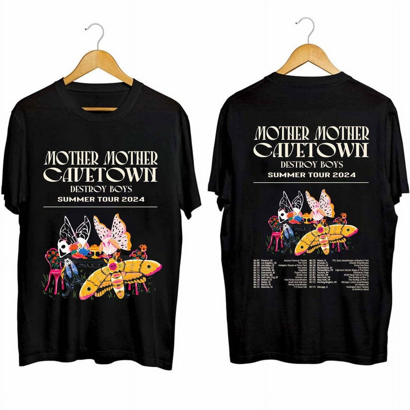 Cavetown and Mother Mother Destroy Boys Summer Tour 2024 Shirt