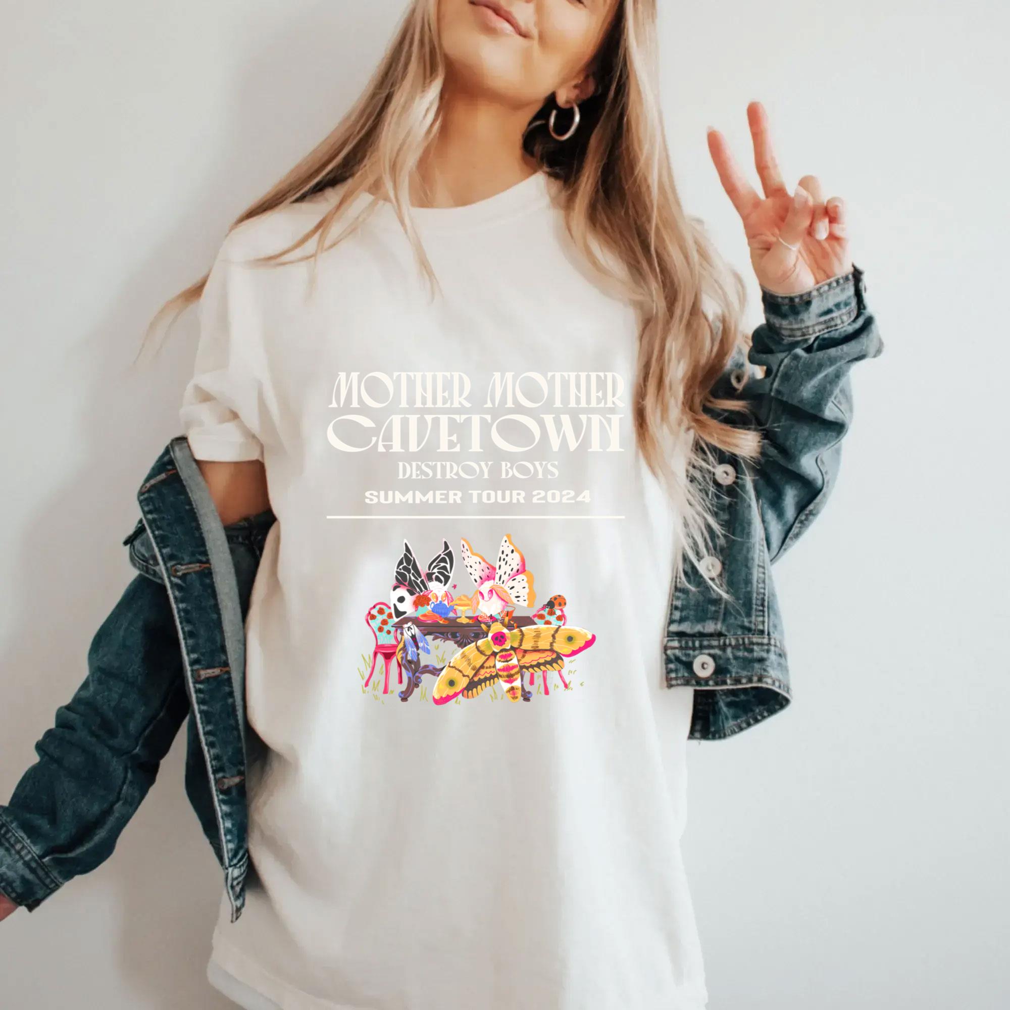 Cavetown and Mother Mother Destroy Boys Summer Tour 2025 Shirt