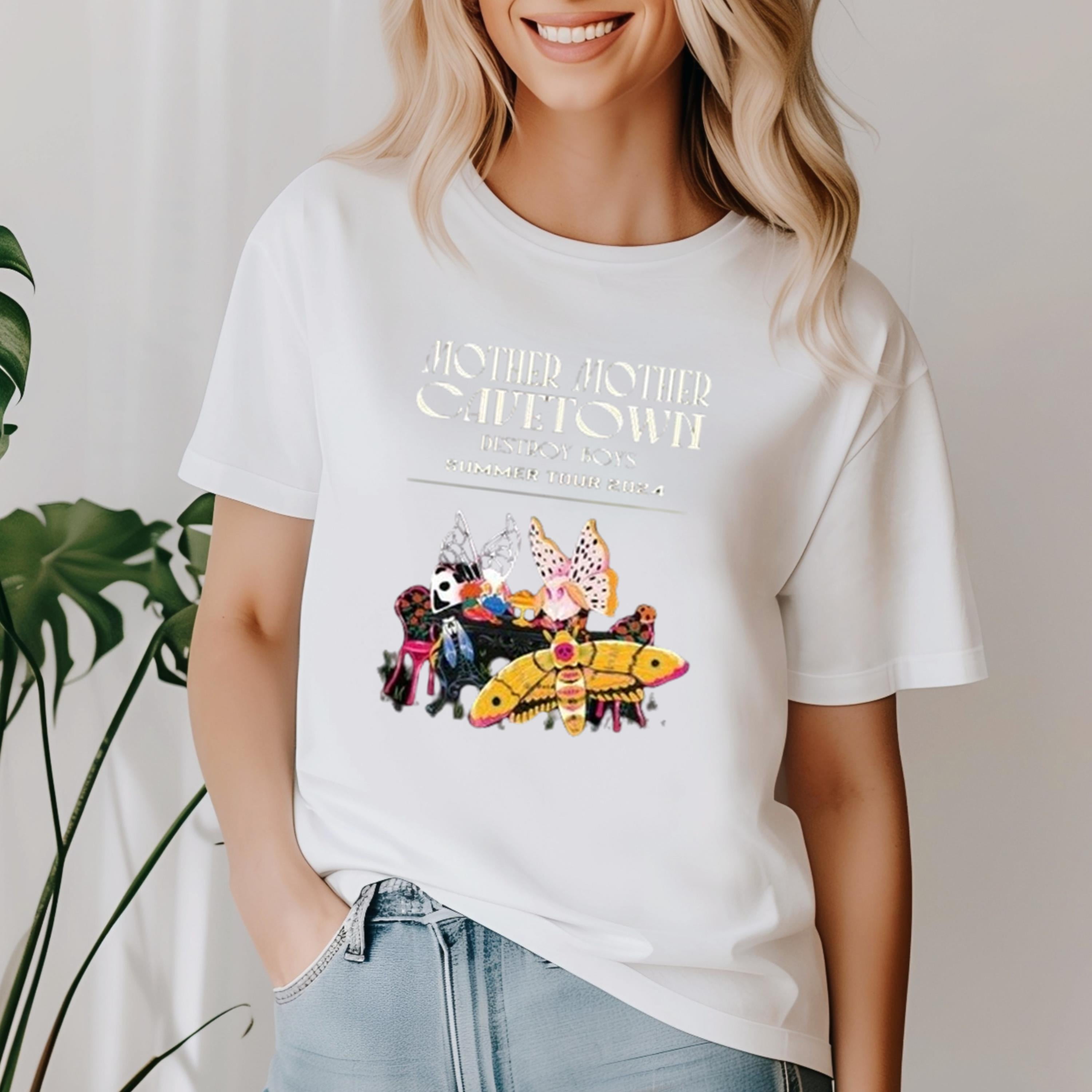 Cavetown and Mother Mother Destroy Boys Summer Tour 2024 Shirt