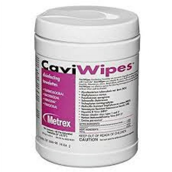 CaviWipes Disinfecting Towelettes - Isopropyl Alcohol/Ethylene Glycol Monobutyl Ether, 160 Wipes per Canister, 1 Count