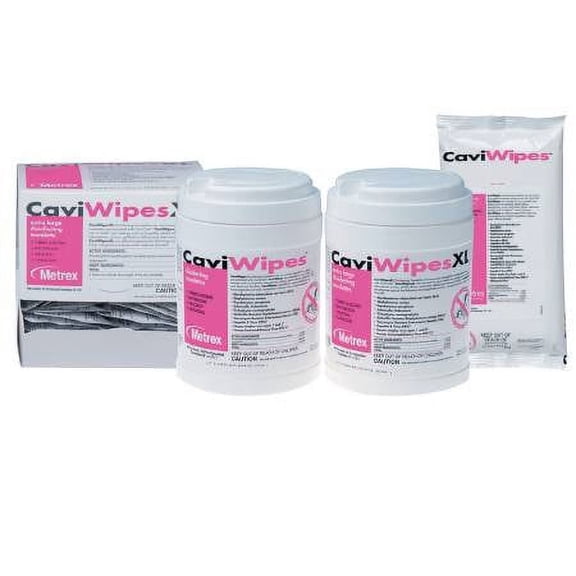 CaviWipes Pull-Up Disinfectant Wipes, 1280 Count, 8 Pack