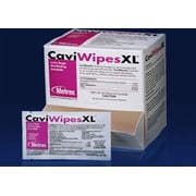 CaviWipes Surface Disinfectant Box of 50, Manual Pull, Individual Packet, 6 Pack 300 Total