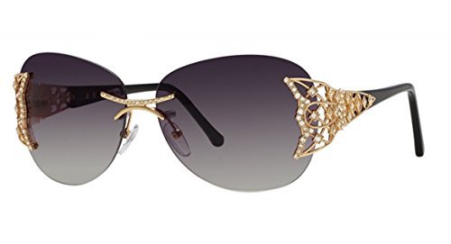 Caviar 6854 Sunglasses Champagne Series Sun Glasses Rimless Ladies ...