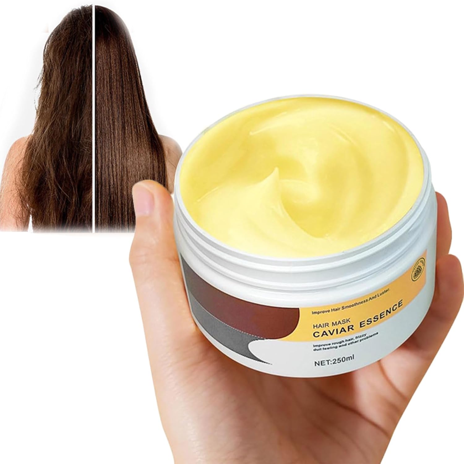 Caviar Essence Hair Mask, Collagen Hair Mask,Deep Conditioning