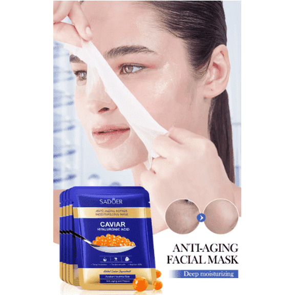 Face Mask with Caviar Extract (2-Packs One Price)