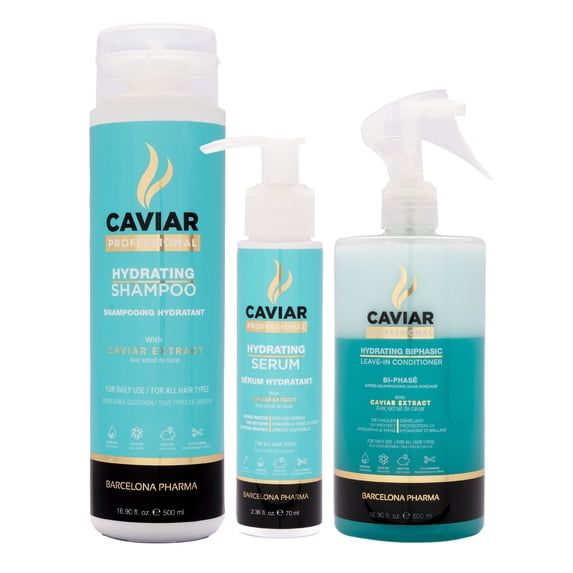 Caviar Professional Daily Hydration Hair Care Set with Caviar Extract - Sulfate Free