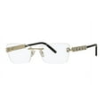 thumbnail image 1 of Caviar Rimless Eyeglasses 2375 C 35 Silver Rimless Crystals Frame New 54mm Italy, 1 of 2