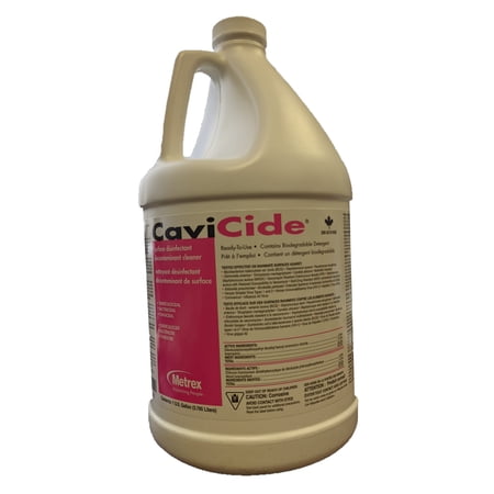 Cavicide 01CD078128 Metrex Model 13-1000 CaviCide Surface Disinfectant/Decontaminant Cleaner, 1 Gallon