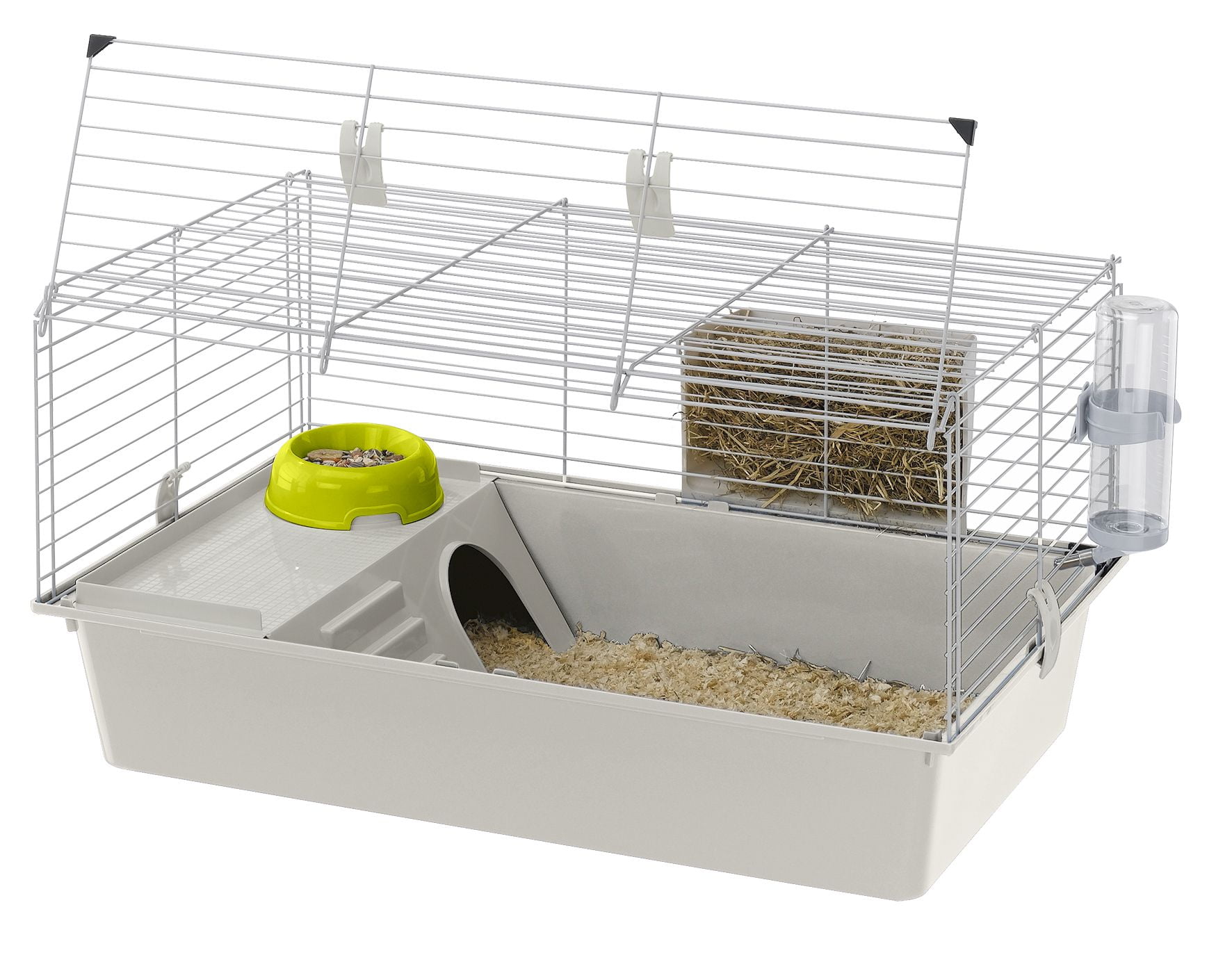 Ferplast cavie Guinea Pig Cage & Rabbit | Pet Includes All Grey