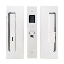 Cavilock Cl400b-Pr-34-Rh Magnetic Privacy Pocket Door Pull Set - Chrome