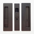 thumbnail image 1 of Cavilock Cl400b-Pr-38-Lh Magnetic Privacy Pocket Door Pull Set - Bronze, 1 of 7