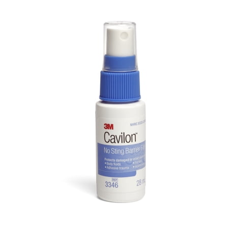Cavilon Barrier Film 28 mL Spray, No Sting, Alcohol Free, Sterile, Fast-drying, Non-sticky, Hypoallergenic, Non-cytotoxic, 3346 - Case of 12