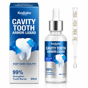 Cavity Healing Tooth Armor Liquid - Advanced Enamel Repair & Nano Hydroxyapatite Remineralization Drops for Sensitive Teeth - Supports Gum Health & Cavity Reversal