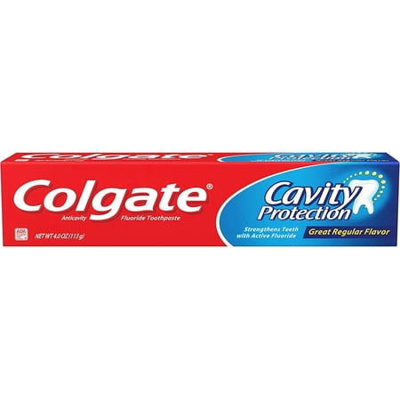 Colgate Cavity Protection Toothpaste with Fluoride, 4 Ounce