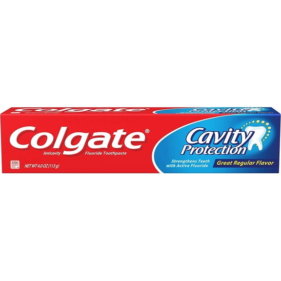 Colgate Cavity Protection Toothpaste with Fluoride, 4 Ounce