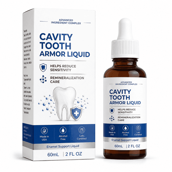 Wundmed Cavity Tooth Armor Liquid ,Natural Enamel Care Drops, 1 Fl Oz