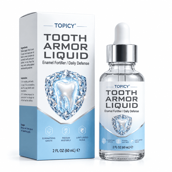 Cavity Tooth Armor,Tooth Enamel Support Stronger Teeth at-Home, Helps Keep Gum Healthy,2FL OZ