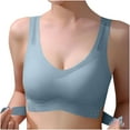 thumbnail image 1 of Cavosen 38ddd Bras for Women Back Smoothing Seamless Wireless Bras Push Up Full Coverage Front Closure Bralettes Wide Straps Comfortable Underwear, 1 of 8