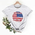 thumbnail image 1 of Cavosen 4th of July Clothes Women Petite Red White and Blue Short Sleeve Crewneck T Shirts USA Star Striped Graphic Shirts Lady L Patriotic Casual Shirts Independence Day Tunic Tees Patriotic Clothes, 1 of 6