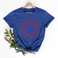 thumbnail image 1 of Cavosen American Flag T Shirts Women Petite Patriotic Short Sleeve Crewneck Tops USA Star Striped Print T Shirts Lady M Independence Day Casual Tops 4th of July Tunic Tees 2025 Patriotic Clothes, 1 of 6