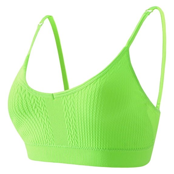 Cavosen Back Smoothing Bras for Women Plus Size Wireless Bras Push Up Lightly Padded Stretch Bralettes Spaghetti Strap Casual Underwear