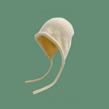 Cavosen Beanies for Women Cold Weather Outdoor Earflap Warm Fleece Ear Protection Beanies for Cold Weather Solid Lace Up with Strings Headband Breathable Caps Running Headwear Bonnet