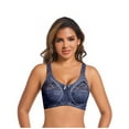 thumbnail image 1 of Cavosen Bras for Women Wireless Lace Wireless Supportive Bras Push Up Full Coverage Lightly Padded Solid Bralettes Spaghetti Strap Breathable Comfortable Underwear, 1 of 7